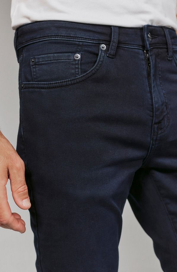 セブンダイヤモンド メンズ ボトムス デニムパンツ ストレート ジーンズ 7 Diamonds Generation Straight Leg Jeans Dk Ocean