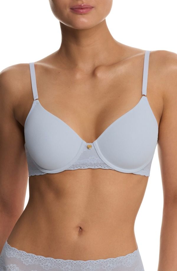 ナトリ レディース トップス Tシャツ Natori Bliss Perfection ComfortShirt Bra Frosted Sky