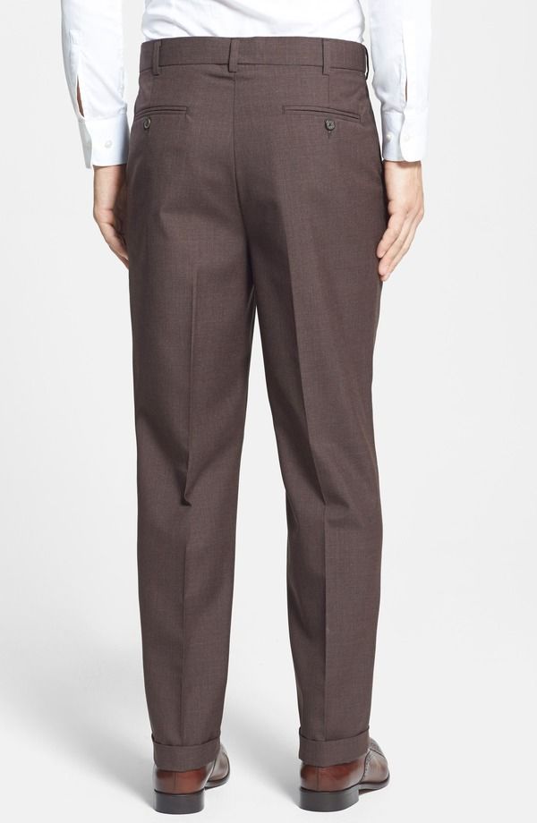 ベール メンズ ボトムス カジュアルパンツ プリーツ Berle Self Sizer Waist Plain Weave Pleated Washable Trousers Brown ブラウン ベール メンズ ボトムス カジュアルパンツ プリーツ Berle Self Sizer Waist Plain Weave Pleated Washable Trousers Brown ブラウン
