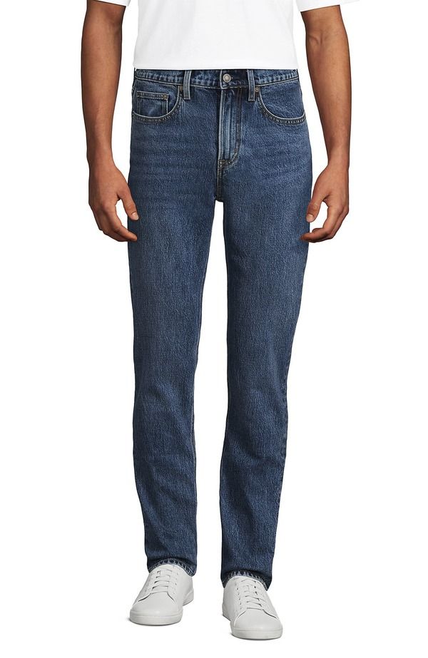 ランズエンド メンズ ボトムス デニムパンツ スリムフィット ジーンズ Lands End Slim Fit Stretch Jeans Washed Medium Glacier Wash ブラック ランズエンド メンズ ボトムス デニムパンツ スリムフィット ジーンズ Lands End Slim Fit Stretch Jeans Washed Medium Glacier Wash ブラック