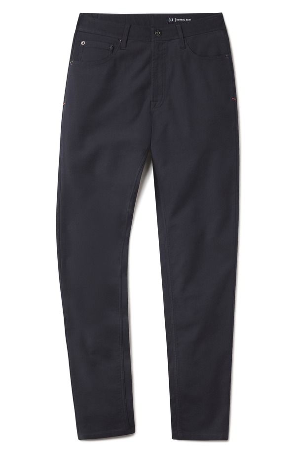 ノーマルブランド メンズ ボトムス カジュアルパンツ パイル The Normal Brand Comforterry FivePocketailored Fit Pants Navy ネイビー