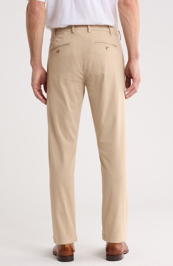 ピーター・ミラー メンズ ボトムス カジュアルパンツ Tシャツ Peter Millar Flat Front Signature Sateen Dress Pants Khaki カーキ