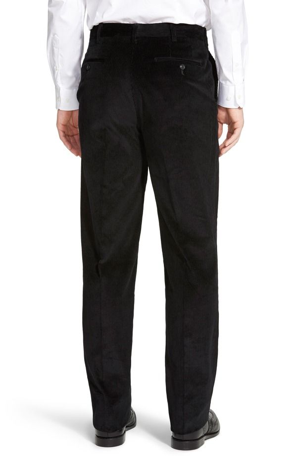 ベール メンズ ボトムス カジュアルパンツ コーデュロイ Berle Luxury Italian Corduroy Flat Front Pants Black ブラック ベール メンズ ボトムス カジュアルパンツ コーデュロイ Berle Luxury Italian Corduroy Flat Front Pants Black ブラック