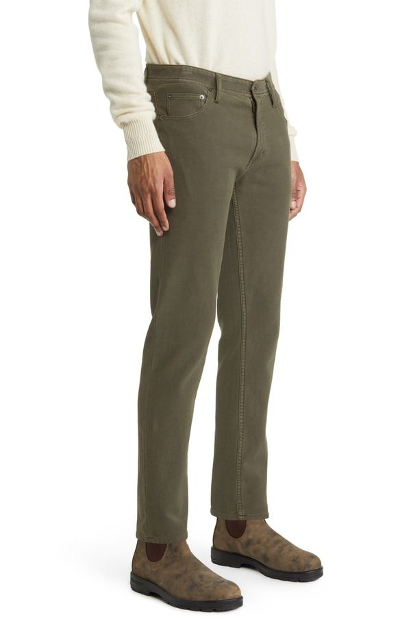 ノーマルブランド メンズ ボトムス カジュアルパンツ パイル The Normal Brand Comforterry FivePocketailored Fit Pants Dusty Olive オリーブ