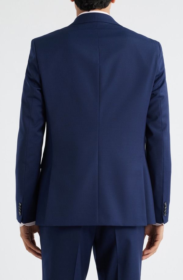 ボス メンズ アウター ジャケット・ブルゾン ウール コート BOSS Houstonavy Wool Sport Coat Open Blue ブルー ボス メンズ アウター ジャケット・ブルゾン ウール コート BOSS Houstonavy Wool Sport Coat Open Blue ブルー