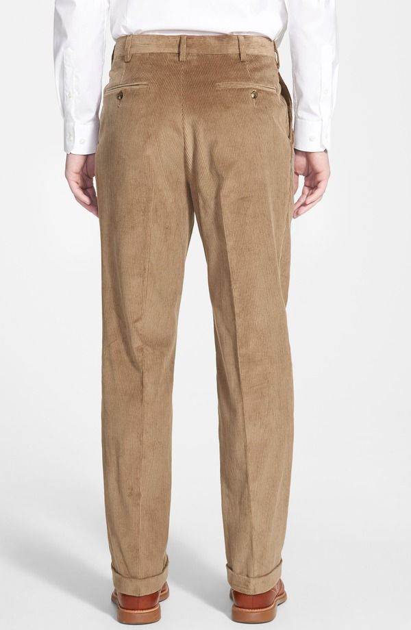 ベール メンズ ボトムス カジュアルパンツ コーデュロイ プリーツ Berle Italian 8Wale Luxury Corduroy Pleated Trousers Tan タン ベール メンズ ボトムス カジュアルパンツ コーデュロイ プリーツ Berle Italian 8Wale Luxury Corduroy Pleated Trousers Tan タン