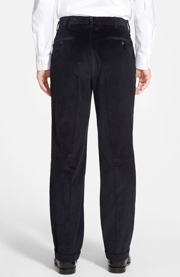 ベール メンズ ボトムス カジュアルパンツ コーデュロイ プリーツ Berle Italian 8Wale Luxury Corduroy Pleated Trousers Navy ネイビー ベール メンズ ボトムス カジュアルパンツ コーデュロイ プリーツ Berle Italian 8Wale Luxury Corduroy Pleated Trousers Navy ネイビー