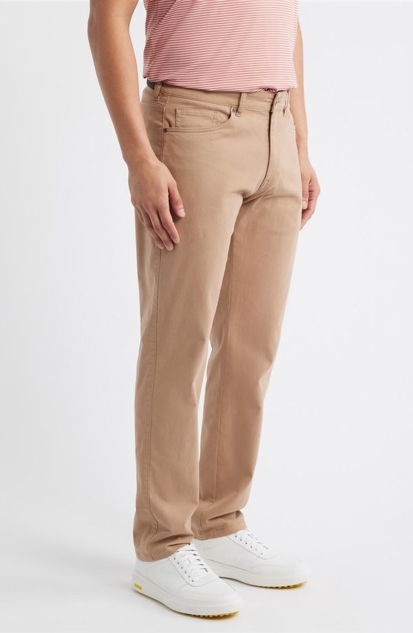 ピーター・ミラー メンズ ボトムス カジュアルパンツ Tシャツ Peter Millar Signature Stretch Sateen Pants Camel キャメル