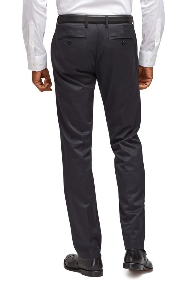 ボノボス メンズ ボトムス カジュアルパンツ スリムフィット Bonobostretch Weekday Warrior Slim Fit Dress Pants Tuesday Black ブラック