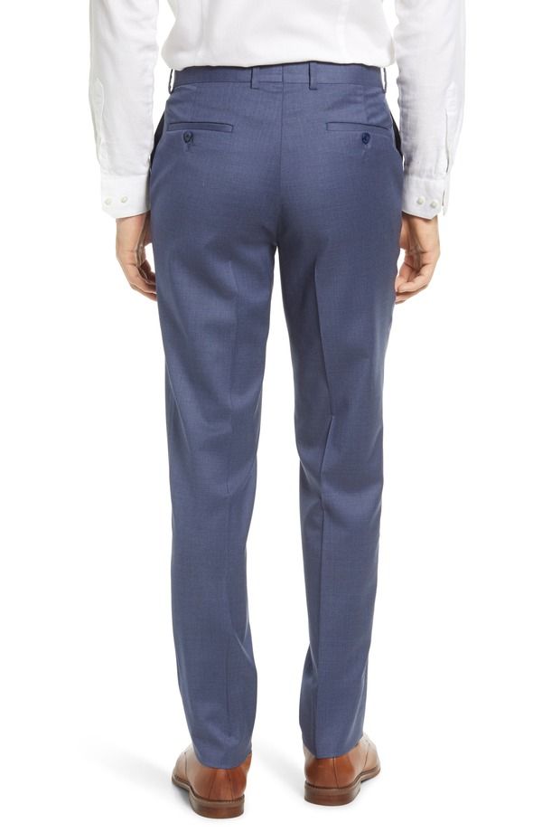ピーター・ミラー メンズ ボトムス カジュアルパンツ ウール Peter Millar Harker Flat Front Stretch Wool Twill Dress Pants Mid Blue ブルー ピーター・ミラー メンズ ボトムス カジュアルパンツ ウール Peter Millar Harker Flat Front Stretch Wool Twill Dress Pants Mid Blue ブルー