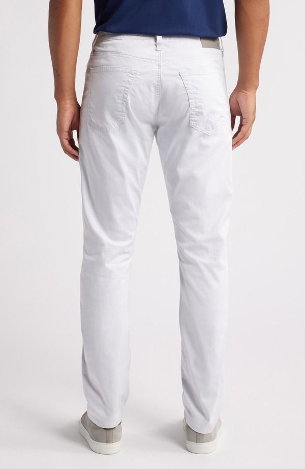エージー メンズ ボトムス カジュアルパンツ AG Everett Commuter Performance Slim Straight Pants Almost White ホワイト