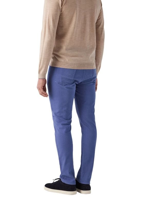 ロバート タルボット メンズ ボトムス カジュアルパンツ Robertalbott Hudson Comfort Stretch 5 Pocket Pant Pacific Blue ブルー