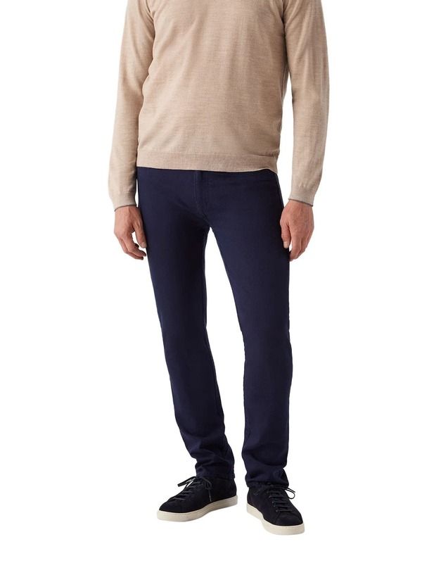 ロバート タルボット メンズ ボトムス カジュアルパンツ Robertalbott Hudson Comfort Stretch 5 Pocket Pant Navy ネイビー