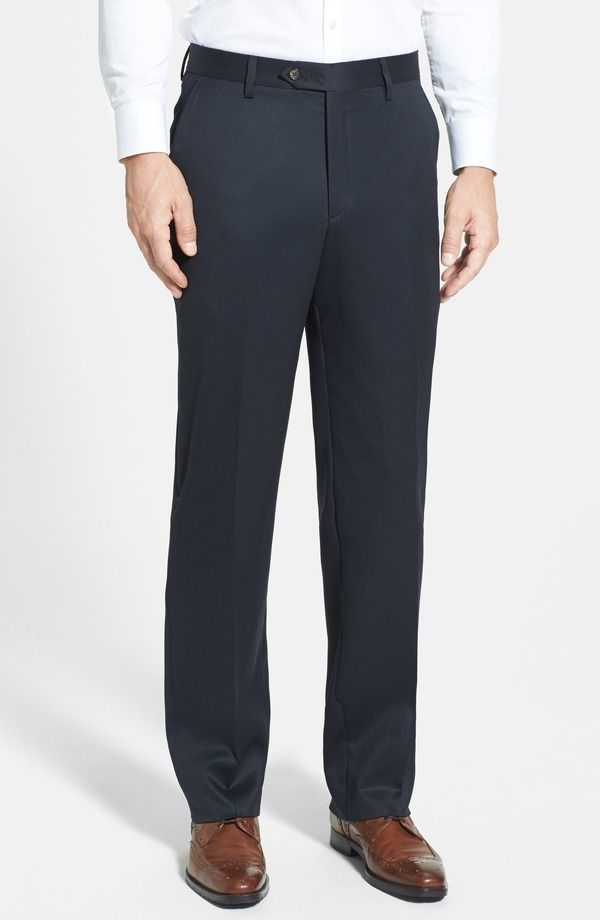 ベール メンズ ボトムス カジュアルパンツ ウール Berle Flat Front Classic Fit Wool Gabardine Dress Pants Navy ネイビー ベール メンズ ボトムス カジュアルパンツ ウール Berle Flat Front Classic Fit Wool Gabardine Dress Pants Navy ネイビー