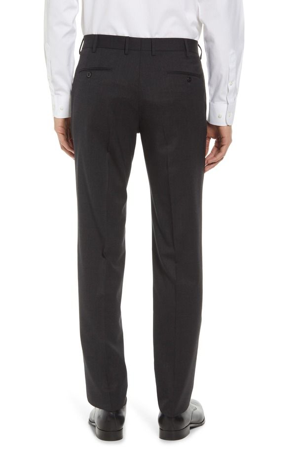 ザネッラ メンズ ボトムス カジュアルパンツ ウール Zanella Parker Stretch Wool Trousers Charcoal チャコール ザネッラ メンズ ボトムス カジュアルパンツ ウール Zanella Parker Stretch Wool Trousers Charcoal チャコール