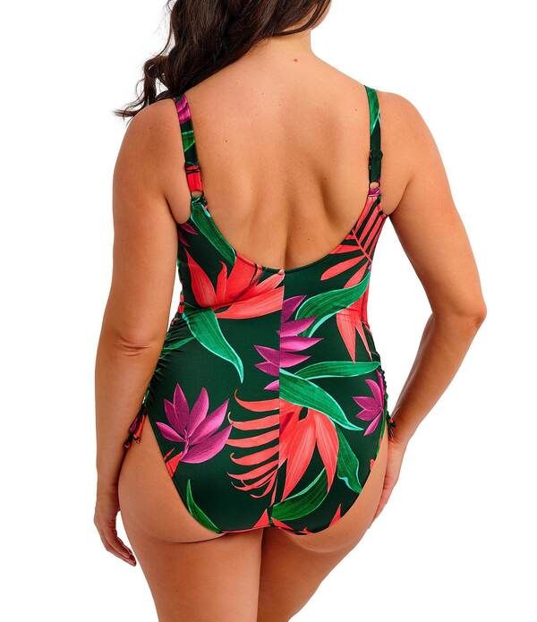 ファンタジー レディース トップス ワンピース フラワー柄 プリント フラワー Fantasie Pichola Floral Printwist Front One Piece Swimsuit Mangrove