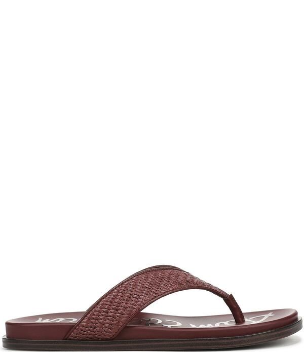 サムエデルマン レディース シューズ サンダル Sam Edelman Lila Raffia Thong Flip Flops Brick