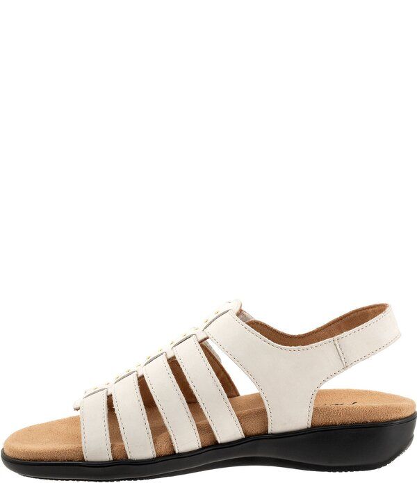 トロッターズ レディース シューズ サンダル Trotters Riki Studs Nubuck Fisherman Sandals White ホワイト トロッターズ レディース シューズ サンダル Trotters Riki Studs Nubuck Fisherman Sandals White ホワイト