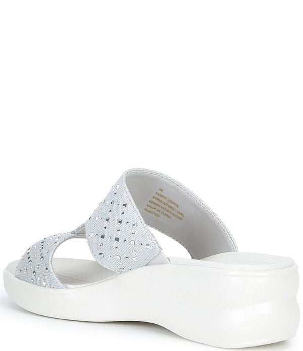 アレックスマリー レディース シューズ サンダル プラットフォーム Alex Marieeden Washable Jewel Embellished Platform Sandals Ultimate Grey グレー