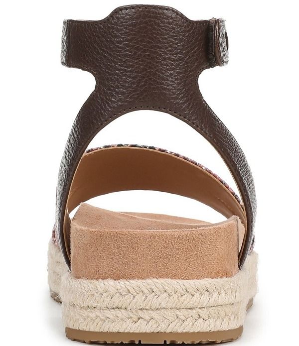 バイオニック レディース シューズ サンダル プラットフォーム プリント アンクル レザー Vionic Yucca Embossed Snake Print Leather Ankle Wraplatform Espadrille Sandals Merlo