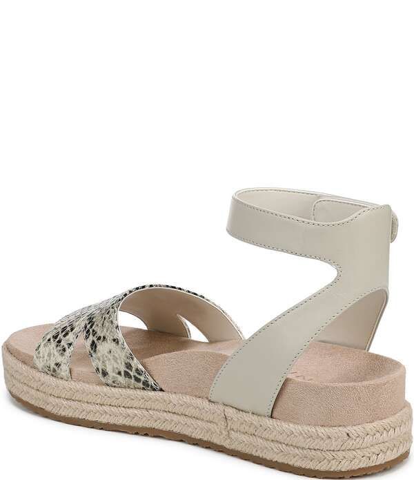 バイオニック レディース シューズ サンダル プラットフォーム プリント アンクル レザー Vionic Yucca Embossed Snake Print Leather Ankle Wraplatform Espadrille Sandals Cream バイオニック レディース シューズ サンダル プラットフォーム プリント アンクル レザー Vionic Yucca Embossed Snake Print Leather Ankle Wraplatform Espadrille Sandals Cream