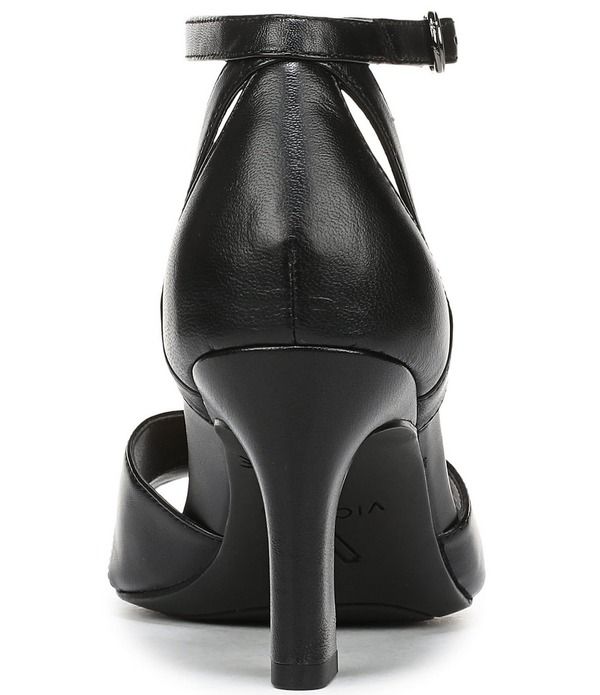 バイオニック レディース シューズ サンダル レザー Vionicharmaine Leather Dressandals Black ブラック