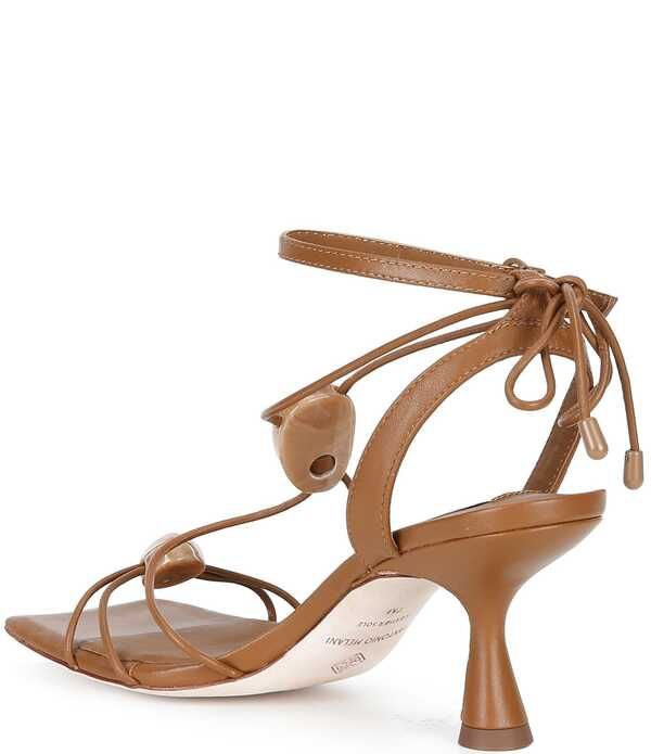 アントニオ メラーニ レディース シューズ サンダル レザー Antonio Melani Oriana Leather Stone Ornamented Strappy Dressandals Ibiza Nude ストーン