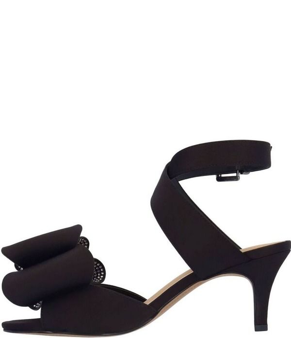 ジェイレニー レディース シューズ サンダル サテン アンクル J Renee Nerelle Satin Ankle Wrap Embellished Bow Dressandals Black ブラック ジェイレニー レディース シューズ サンダル サテン アンクル J Renee Nerelle Satin Ankle Wrap Embellished Bow Dressandals Black ブラック