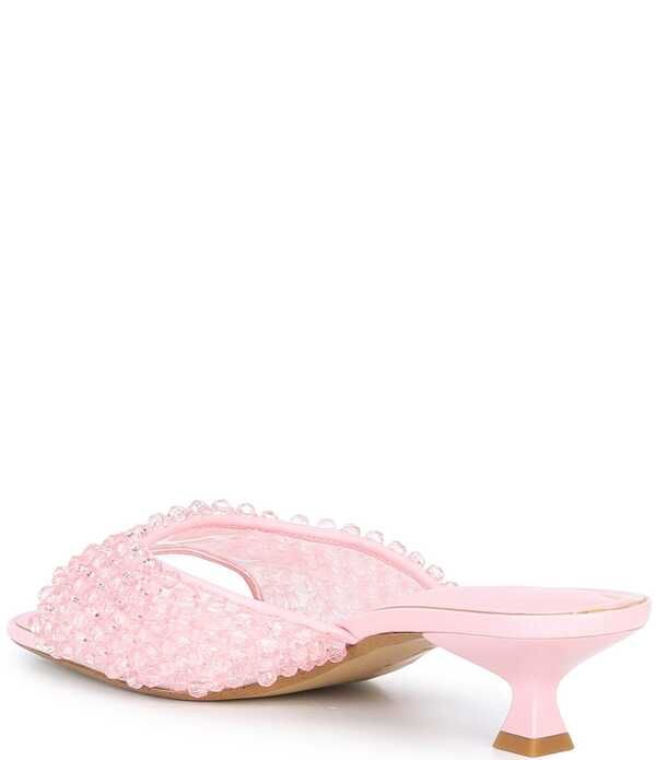 ジャンビニ レディース シューズ サンダル Gianni Bini Billeena Beadedresslide Sandalsirena Pink ピンク