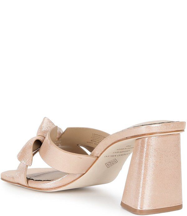 アントニオ メラーニ レディース シューズ サンダル レザー Antonio Melani Mare Shimmer Leather Knotted Bow Detail Dresslide Sandals Rose Gold ゴールド アントニオ メラーニ レディース シューズ サンダル レザー Antonio Melani Mare Shimmer Leather Knotted Bow Detail Dresslide Sandals Rose Gold ゴールド