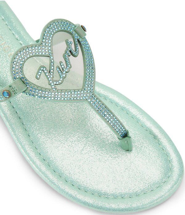 カートジェイガーロンドン レディース シューズ サンダル トール ロゴ Kurt Geiger London Kurt Heart Embellished Metallic Logo TBar Sandals Mint Green グリーン カートジェイガーロンドン レディース シューズ サンダル トール ロゴ Kurt Geiger London Kurt Heart Embellished Metallic Logo TBar Sandals Mint Green グリーン