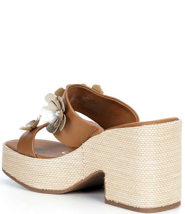 カール ラガーフェルド レディース シューズ サンダル KARLAGERFELD PARIS Moracco Double Banded Wedge Sandals Tan タン