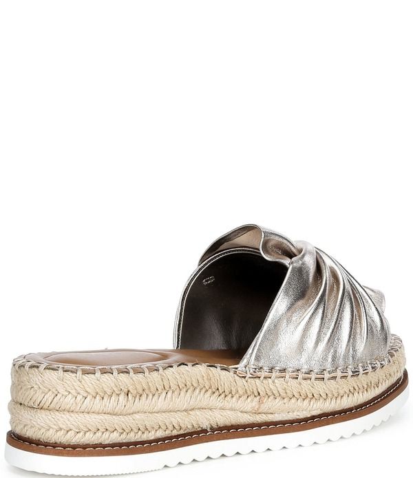 アレックスマリー レディース シューズ サンダル プラットフォーム レザー Alex Marie Cici Two Leather Knot Detail Platform Sandals Champagne シャンパン