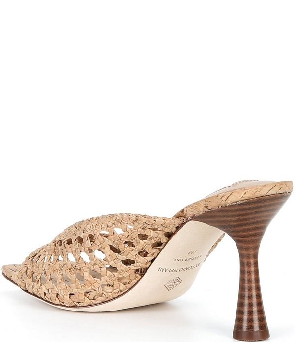 アントニオ メラーニ レディース シューズ サンダル Antonio Melani Evelyne Cork Woven Dresslide Sandals Natural