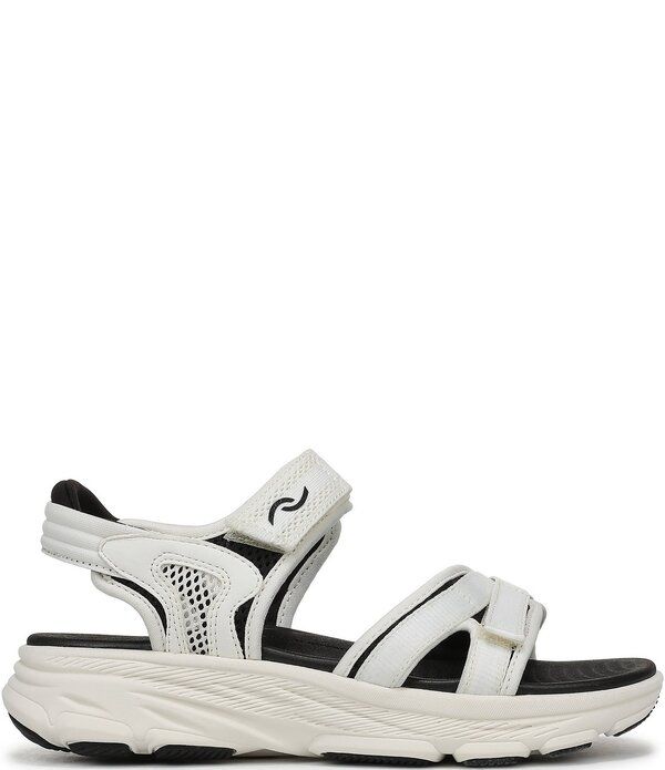 ライカ レディース シューズ サンダル Ryka Womens Devotion Max Sandals Egret Black ブラック ライカ レディース シューズ サンダル Ryka Womens Devotion Max Sandals Egret Black ブラック