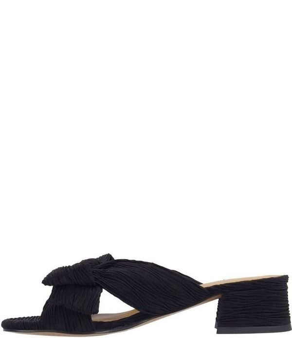 ジェイレニー レディース シューズ サンダル プリーツ サテン J Renee Paladino Pleated Satin Bow Knot Slide Sandals Black ブラック ジェイレニー レディース シューズ サンダル プリーツ サテン J Renee Paladino Pleated Satin Bow Knot Slide Sandals Black ブラック