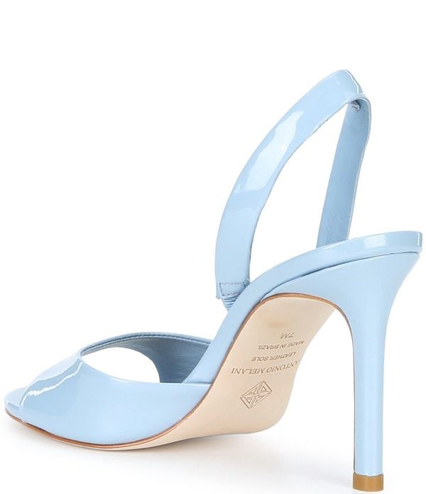 アントニオ メラーニ レディース シューズ サンダル レザー Antonio Melani Lyssa Glossy Leather Slingback Dressandals Cornflower Blue ブルー アントニオ メラーニ レディース シューズ サンダル レザー Antonio Melani Lyssa Glossy Leather Slingback Dressandals Cornflower Blue ブルー