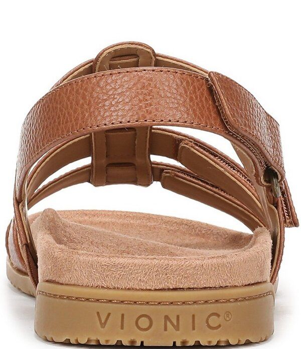 バイオニック レディース シューズ サンダル レザー Vionic Eureka Leather Slingback Sandals Tan タン バイオニック レディース シューズ サンダル レザー Vionic Eureka Leather Slingback Sandals Tan タン