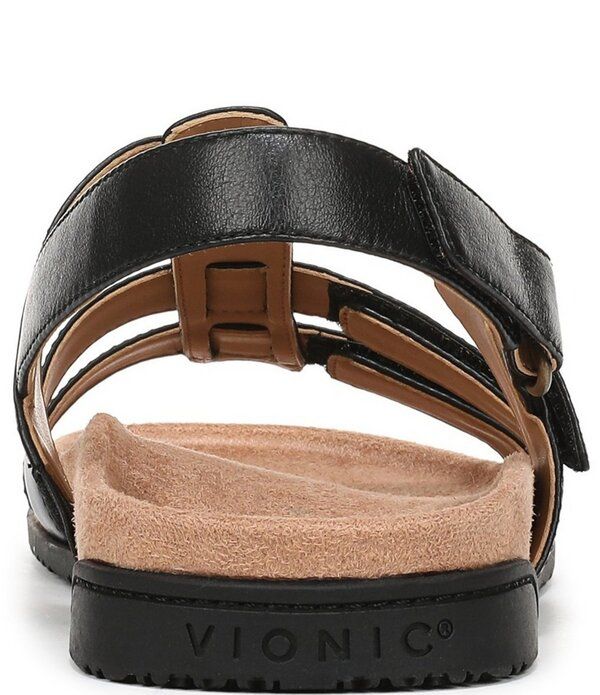 バイオニック レディース シューズ サンダル レザー Vionic Eureka Leather Slingback Sandals Black ブラック バイオニック レディース シューズ サンダル レザー Vionic Eureka Leather Slingback Sandals Black ブラック