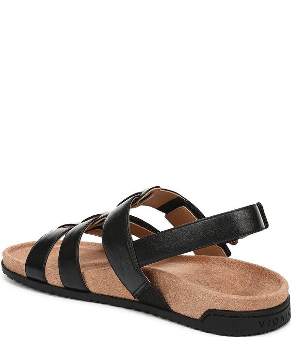 バイオニック レディース シューズ サンダル レザー Vionic Eureka Leather Slingback Sandals Black ブラック バイオニック レディース シューズ サンダル レザー Vionic Eureka Leather Slingback Sandals Black ブラック