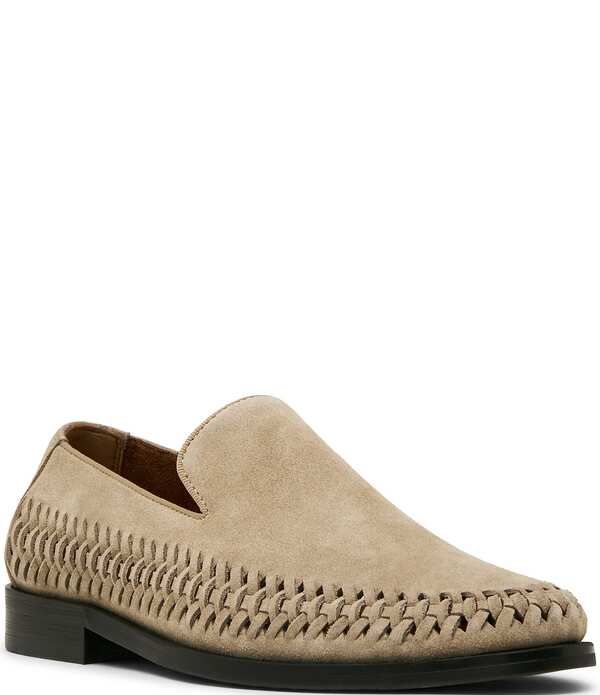 スティーブ マデン メンズ シューズ スリッポン・ローファー スエード Steve Madden Mens Newbury Suede Woven Sidetail Slip On Loafersand サンド 23,532円