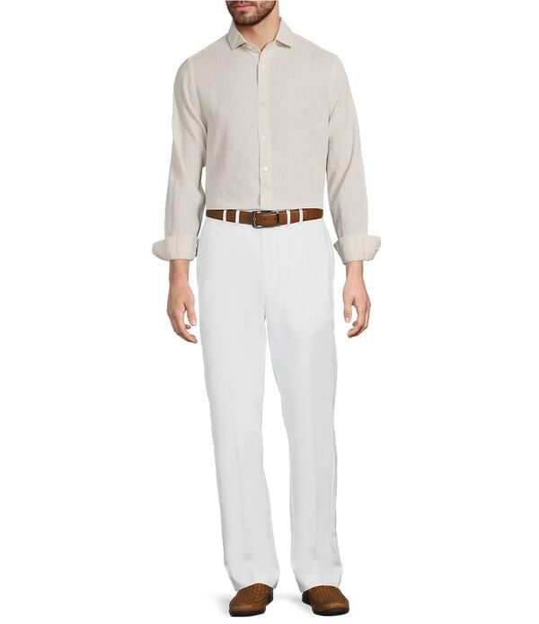 ムラノ メンズ ボトムス カジュアルパンツ リラックスフィット リネン Murano Baird McNutt Linen Relaxed Fit Flat Front Suit Separates Pants White ホワイト ムラノ メンズ ボトムス カジュアルパンツ リラックスフィット リネン Murano Baird McNutt Linen Relaxed Fit Flat Front Suit Separates Pants White ホワイト