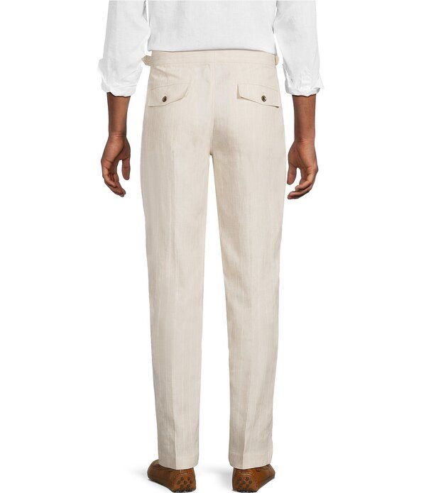 ムラノ メンズ ボトムス カジュアルパンツ リネン Murano Baird McNutt Linen Lucas Gurkha Suit Separates Pants Brown ブラウン ムラノ メンズ ボトムス カジュアルパンツ リネン Murano Baird McNutt Linen Lucas Gurkha Suit Separates Pants Brown ブラウン