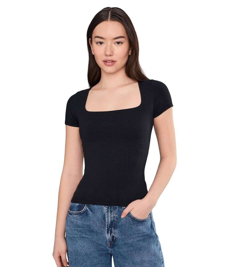 フリーピープル レディース トップス シャツ Free People Sunfade Clean Lines Baby Black ブラック