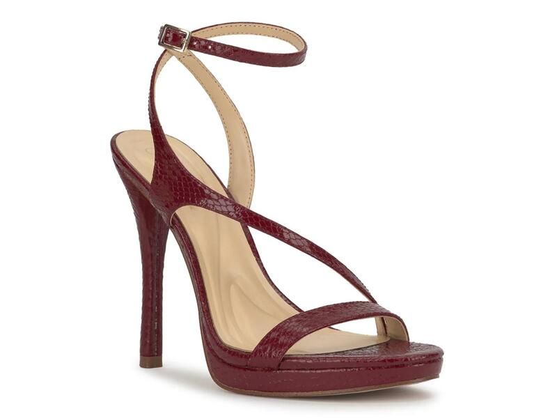 ジェシカシンプソン レディース シューズ サンダル プラットフォーム Jessica SimpsonDixia Platform Sandal Red Snake Print レッド