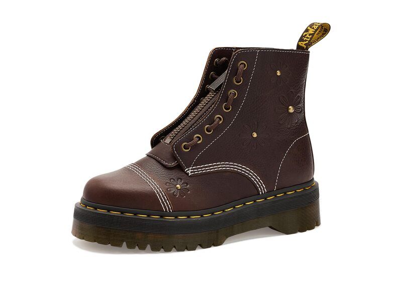 ドクターマーチン レディース シューズ ブーツ・レインブーツ Dr Martensinclair Flower Dark Brown ブラウン
