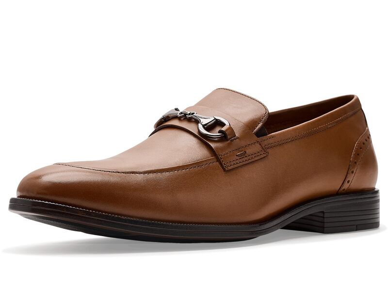 ジョンストンアンドマーフィー メンズ シューズ スリッポン・ローファー Johnston Murphy Reeve Bit Loafers Tan Full Grain タン