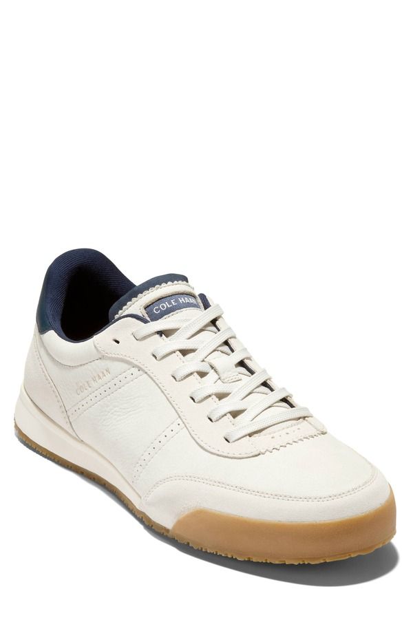 コールハーン メンズ シューズ スニーカー Cole Haan GrandPro Slimline Sneaker Ivory Nubuck Silver Birch アイボリー