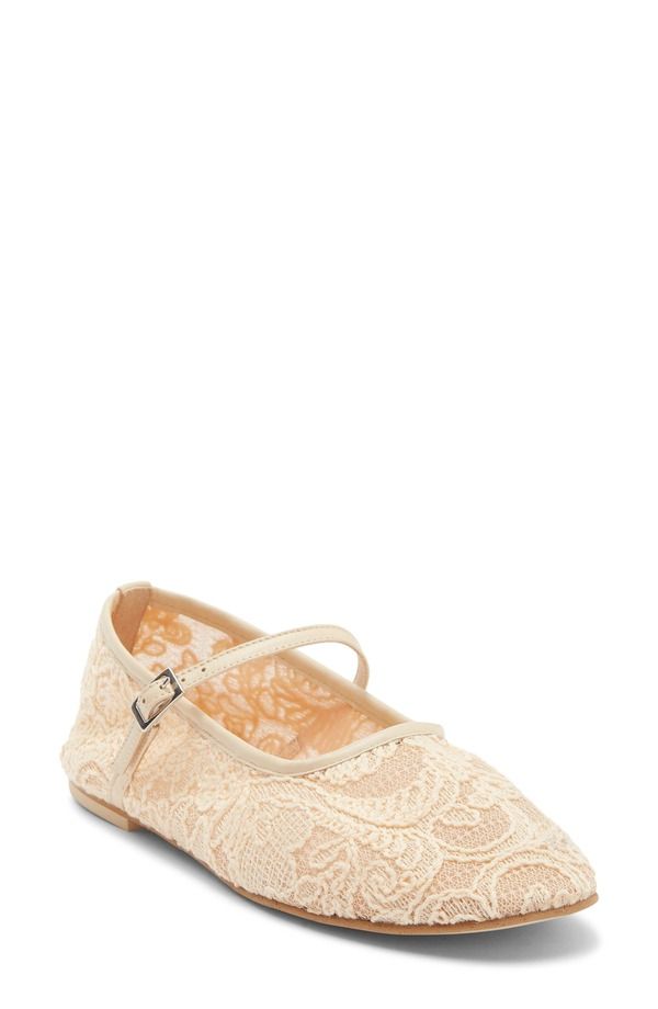 フレダサルバドール レディース シューズ パンプス Freda Salvador Laurel Mary Jane Vanilla Jacquard Mesh