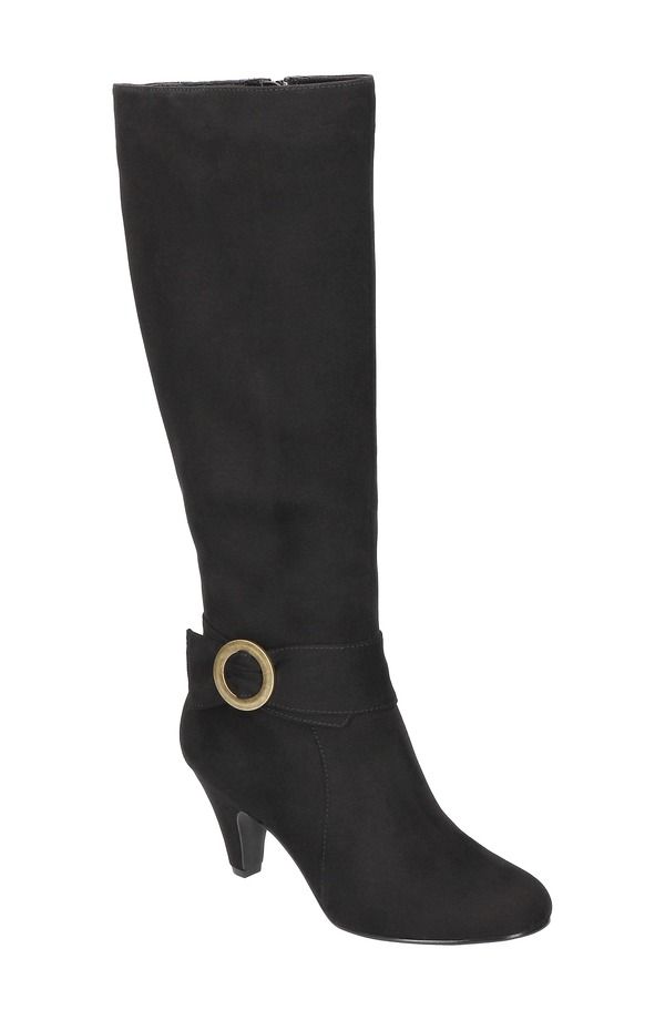 ベラヴィータ レディース シューズ ブーツ・レインブーツ Bella Vita Rima Knee High Boot Black Suede ブラック